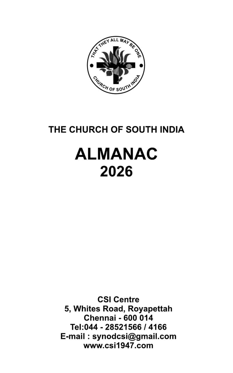 The title page of the CSI Almanac 2026