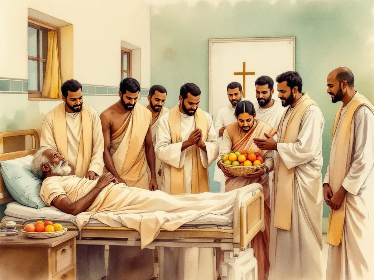 An illustration of the Men's Fellowship committee's work, from its 2026 report.